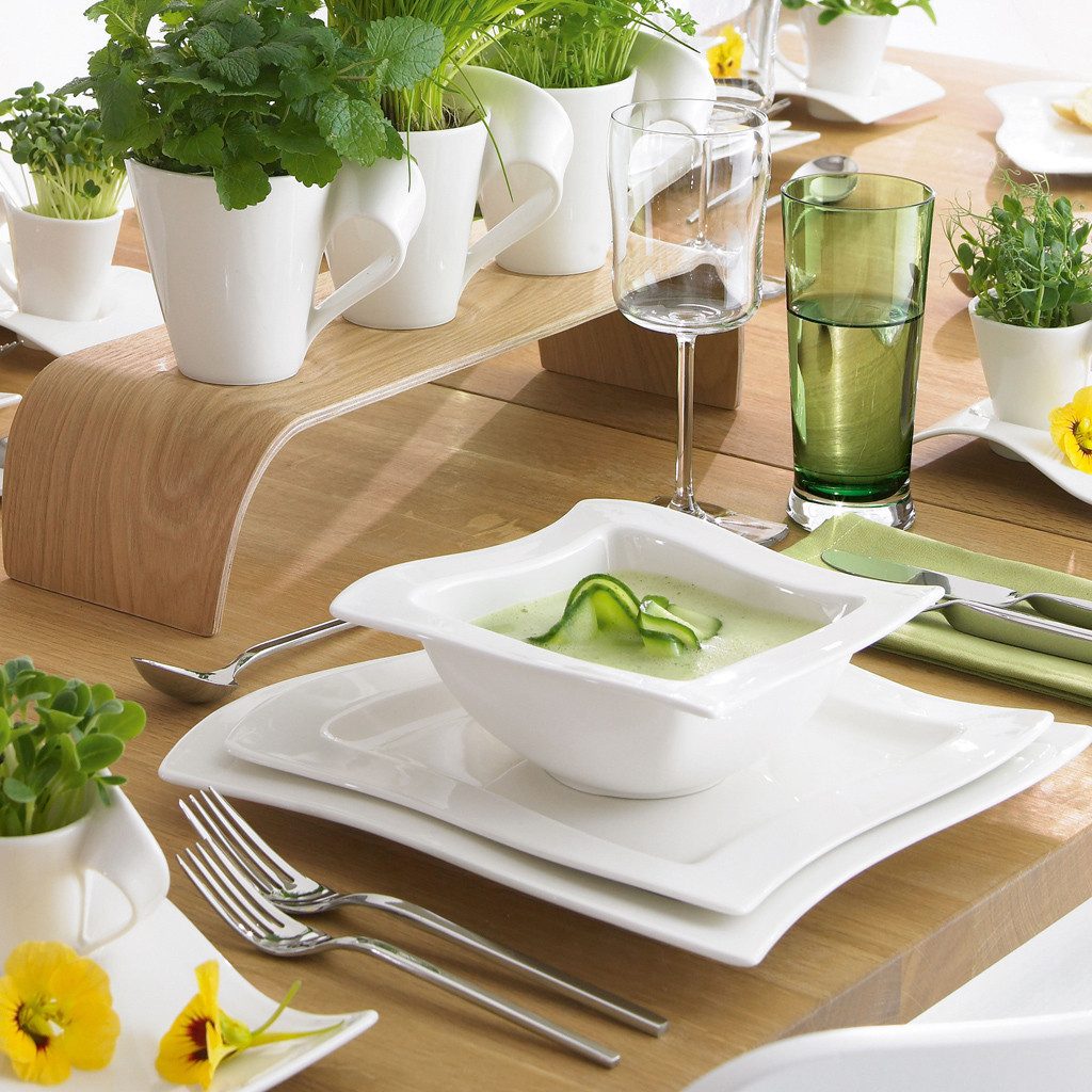 Villeroy & Boch Müslischüssel NewWave, Porzellan, Spülmaschinengeeignet