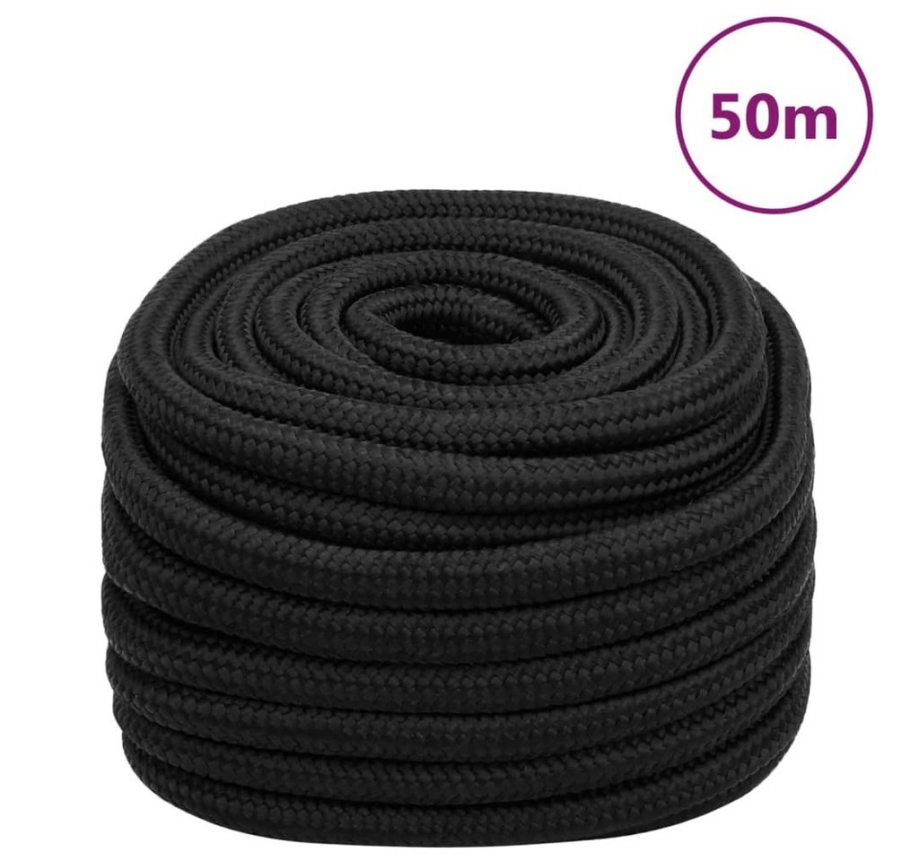 Thumbnail - vidaXL Seil, Bootsseil Schwarz 20 mm 50 m Polypropylen