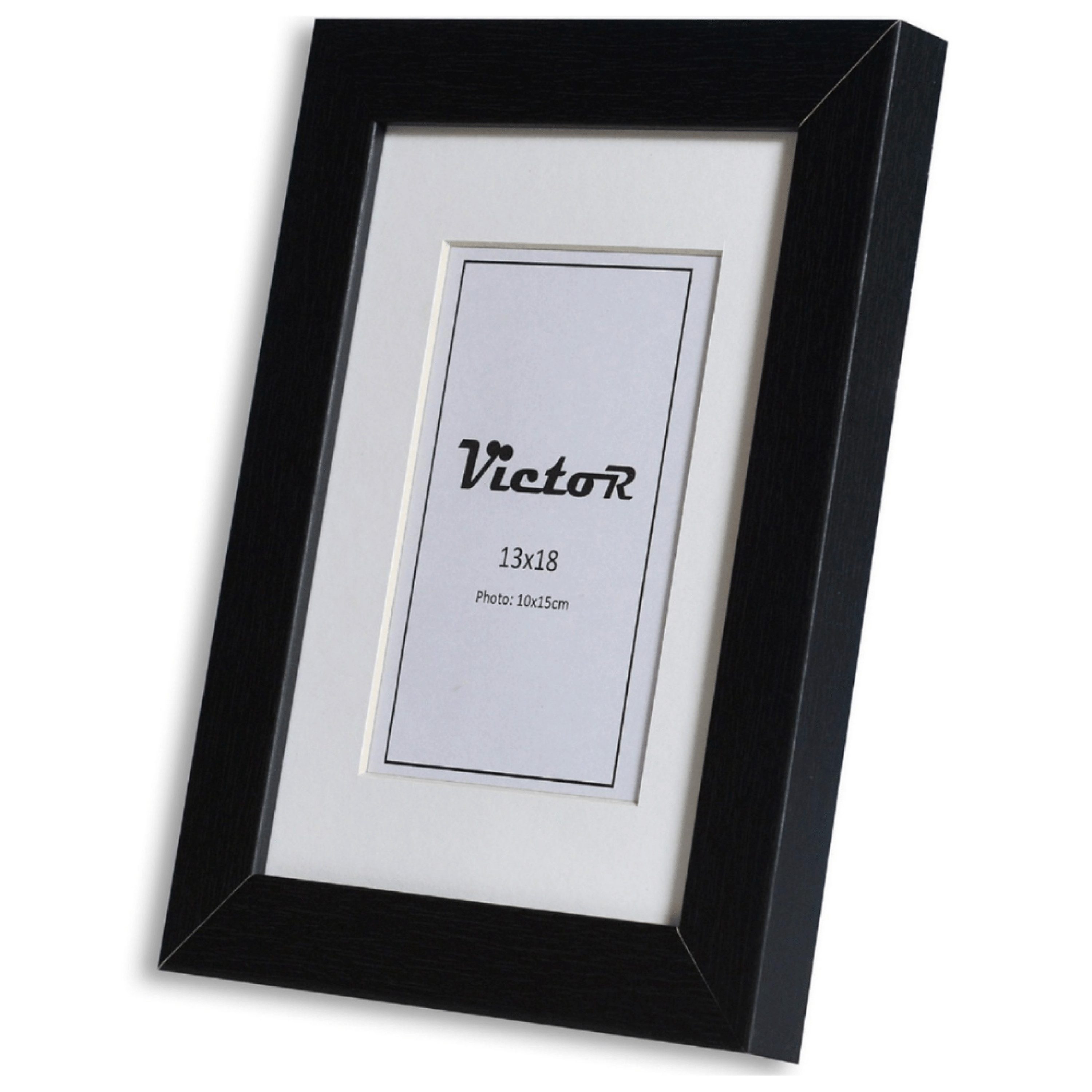 Victor (Zenith) Bilderrahmen Richter, Bilderrahmen Schwarz 13x18 cm mit 10x günstig online kaufen