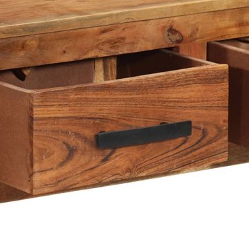 furnicato Sideboard mit 3 Schubladen 110x30x80 cm Massivholz Akazie