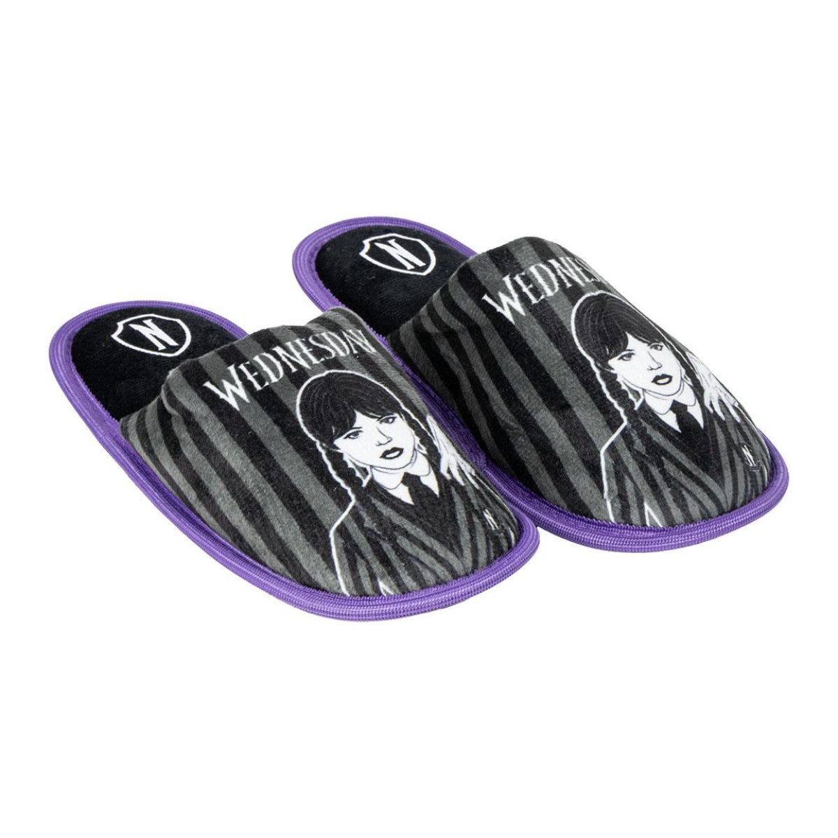 Cerda Wednesday Damen & Herren Pantoffeln, Hauspantoffeln bequem Hausschuh