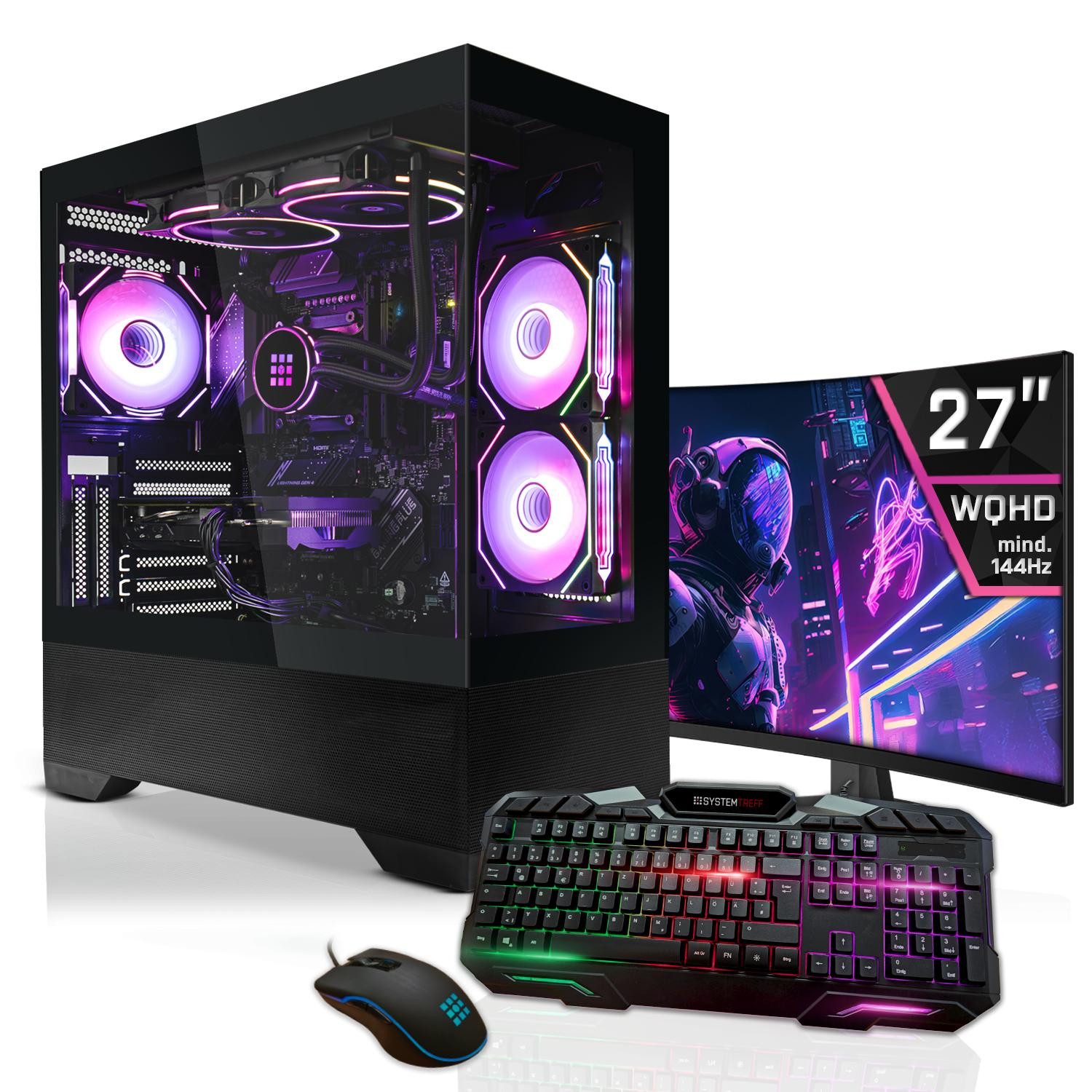 SYSTEMTREFF Intel Core i7-14700K mit AMD Radeon RX 9070 16GB Gaming-PC-Komplettsystem (27", Intel 14700K 14700K, Radeon RX 9070, 32 GB RAM, 1000 GB SSD)