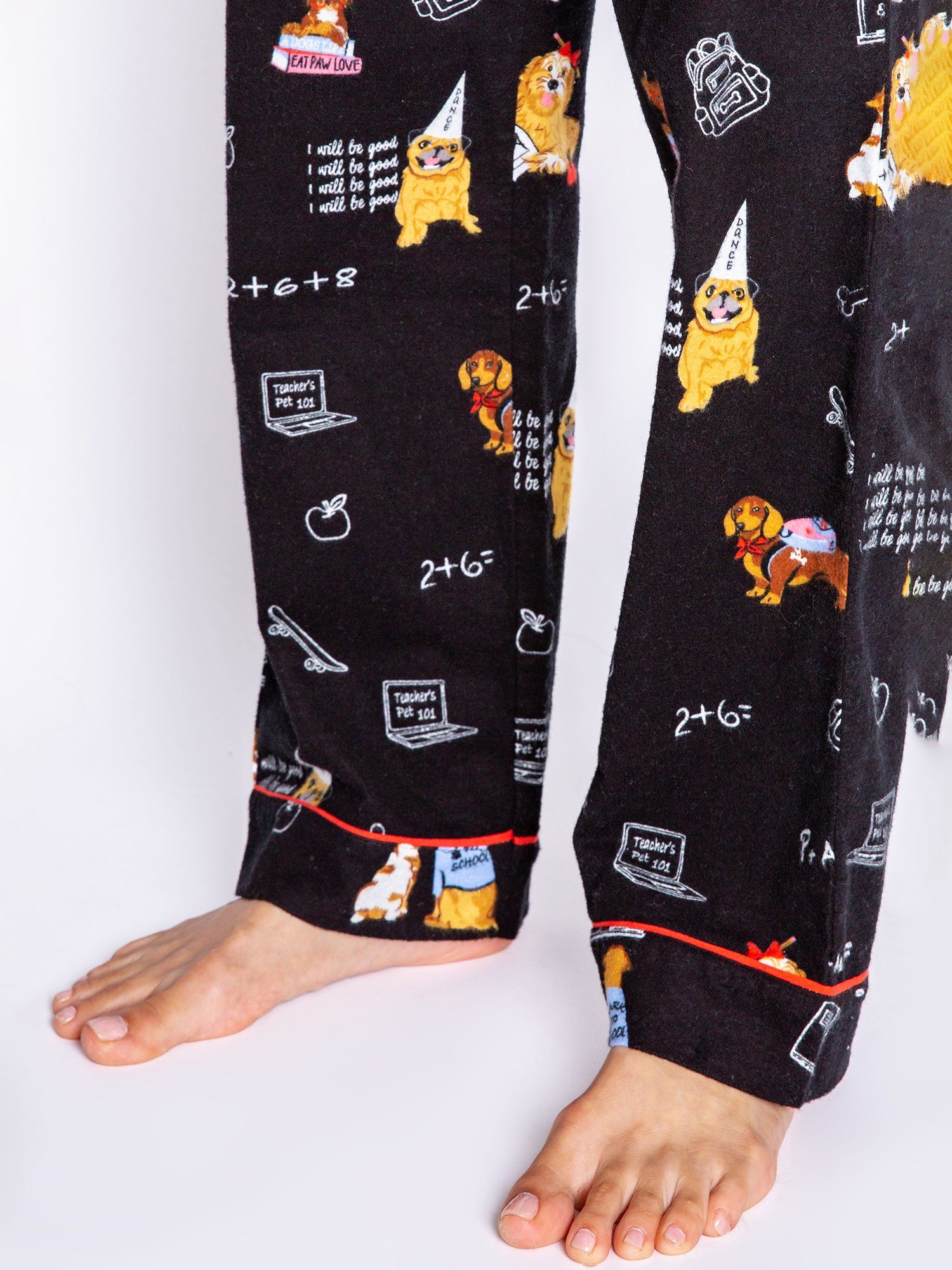 PJ Salvage Pyjamahose graphit Flannels
