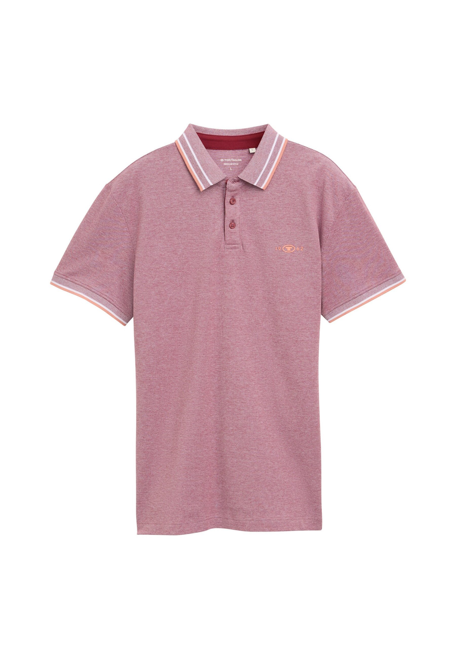 TOM TAILOR Poloshirt Poloshirt Kurzarmshirt mit günstig online kaufen