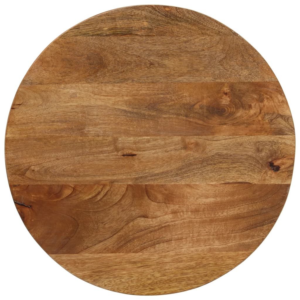 furnicato Tischplatte Ø 60x3,8 cm Rund Massivholz (1 St)