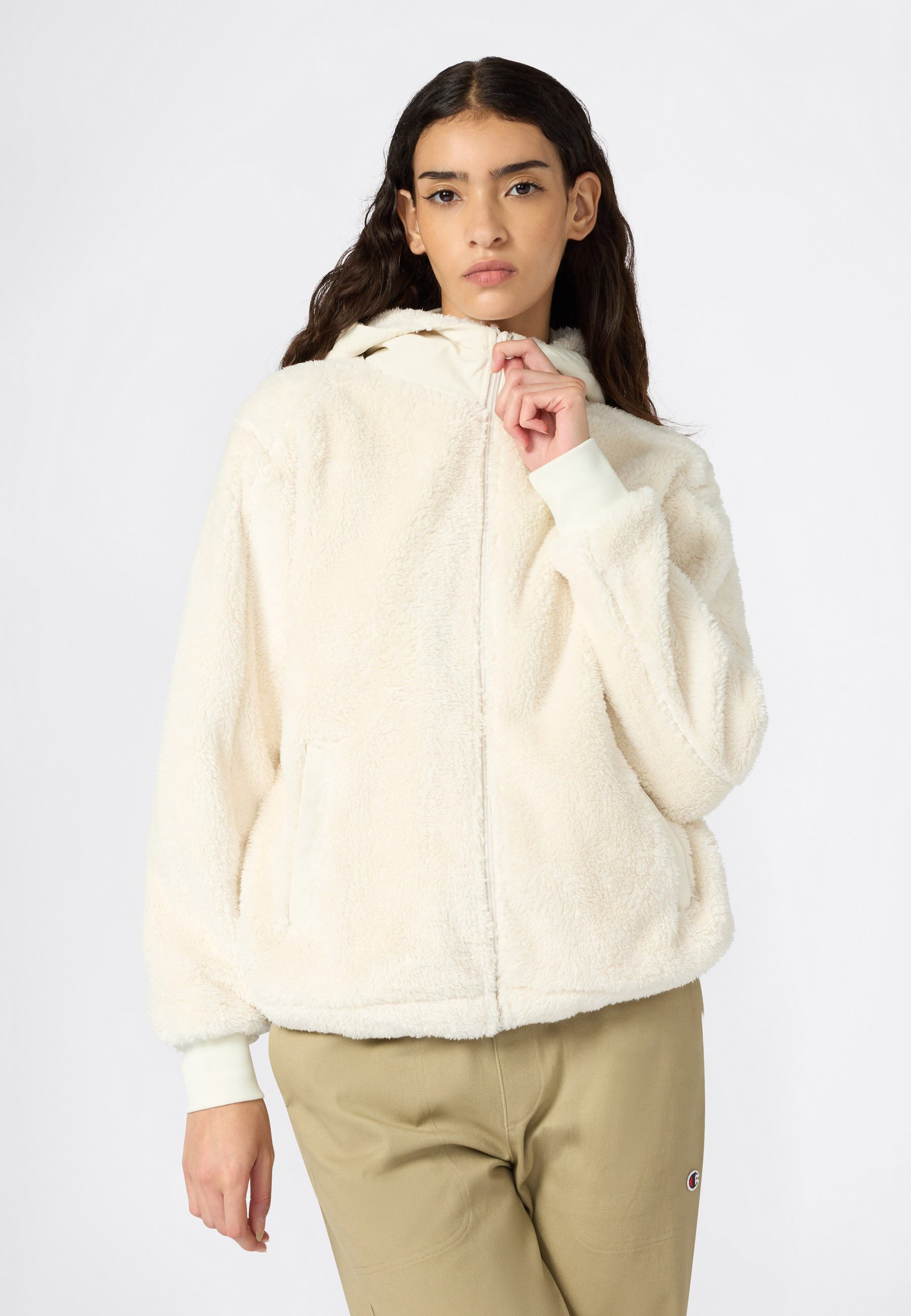 Champion Fleecejacke Polar Full Zip Hoodie (1-St) leichtes Gewicht, aus Pol günstig online kaufen