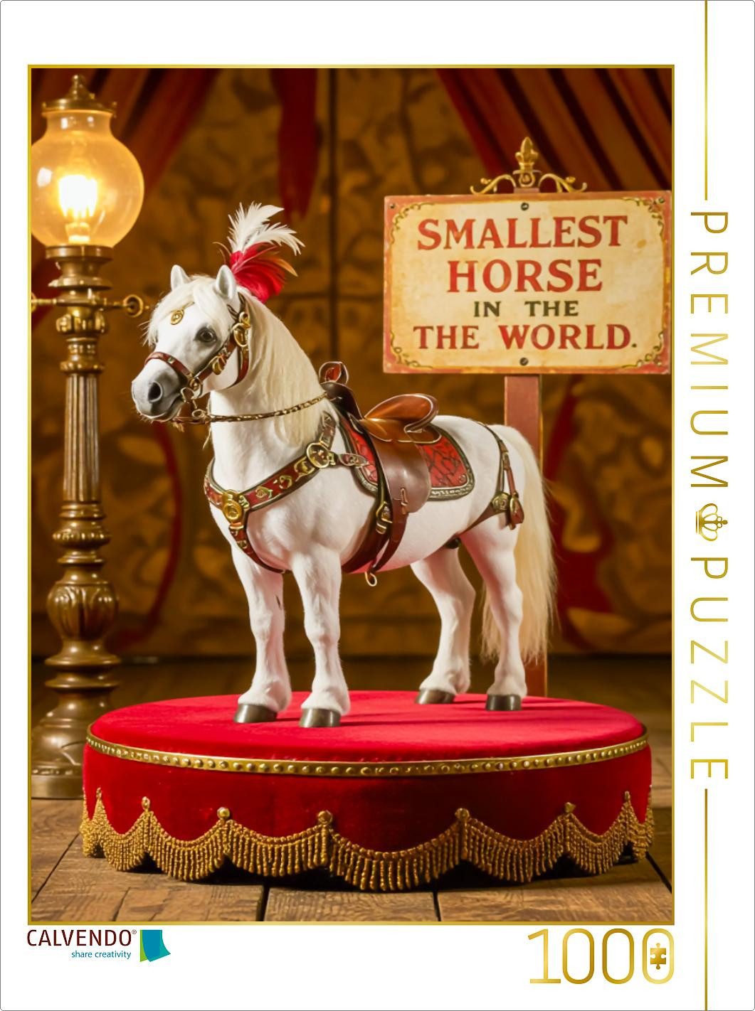 CALVENDO Puzzle CALVENDO Puzzle Das kleinste Pferd der Welt, 1000 Teile Lege-Größe 64, 1000 Puzzleteile