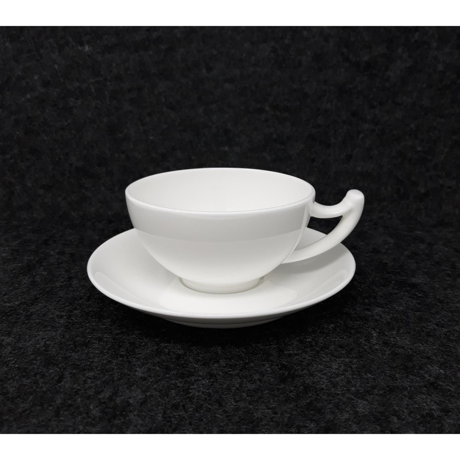 TeaLogic Tasse Epsilon, Porzellan, Spülmaschinengeeignet, Weiß, Epsilon, H: 5.5cm
