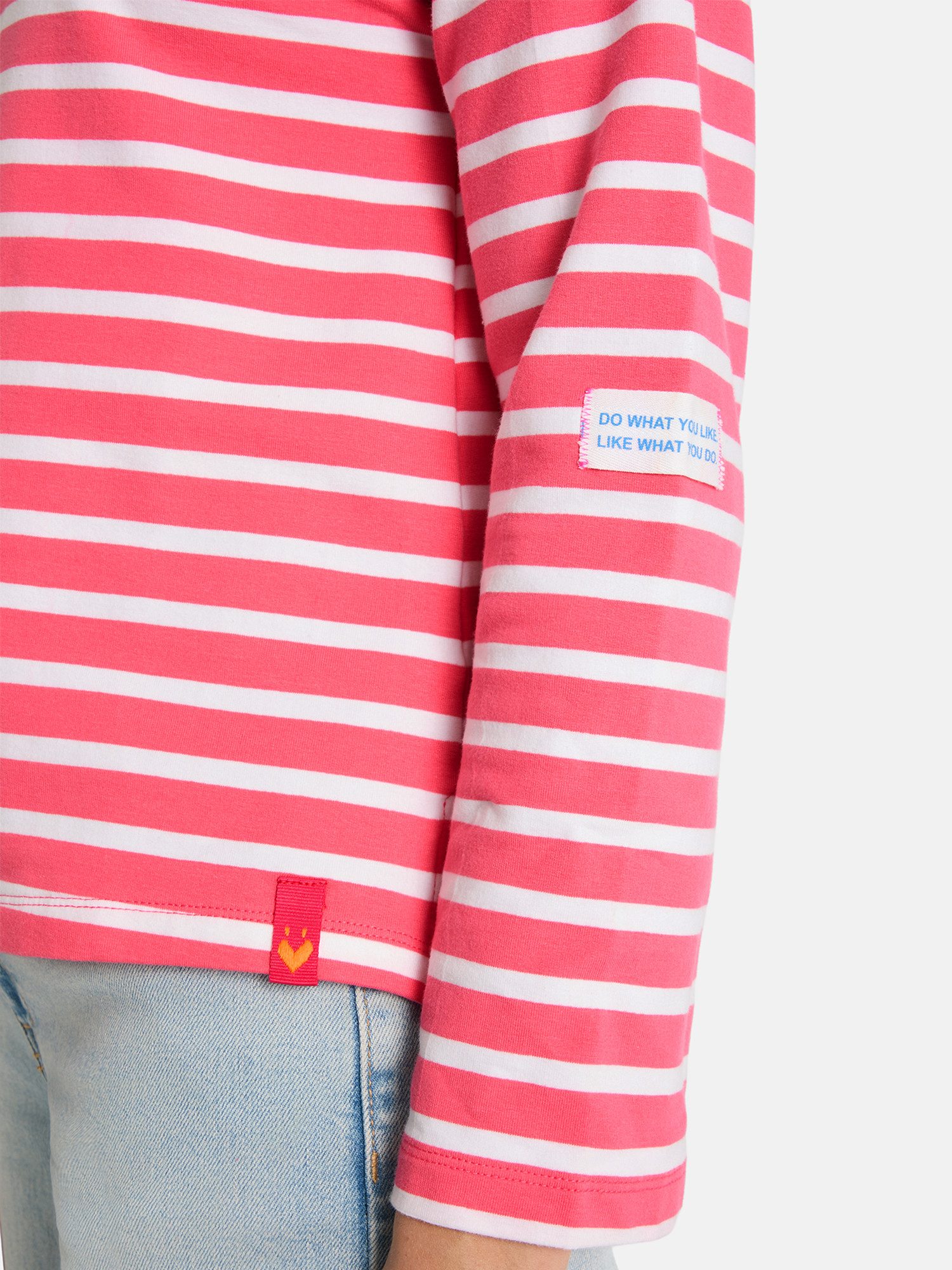 Lieblingsstück Langarmshirt StineL mit U-Boot Ausschnitt, Streifenmuster