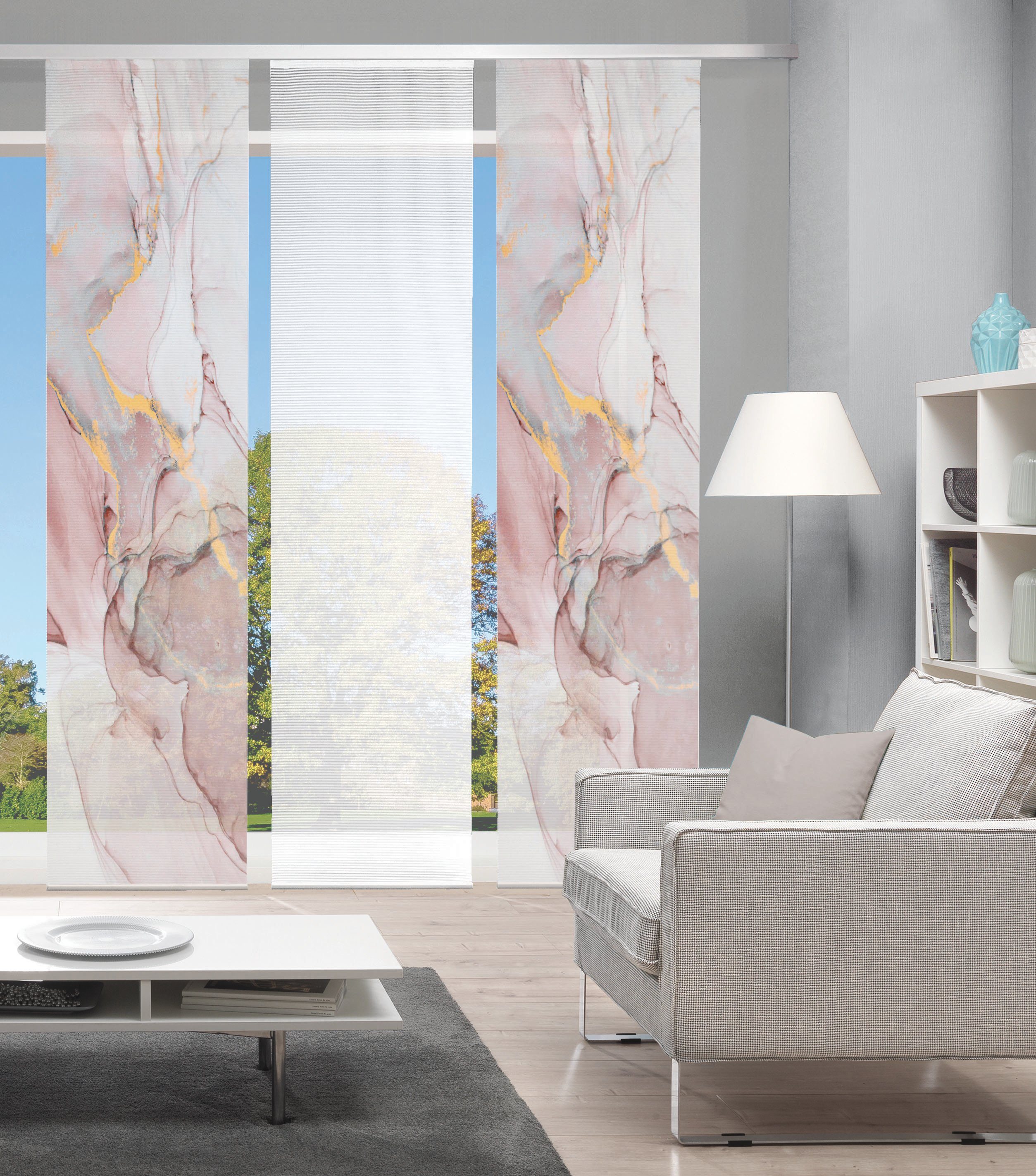 Vision S Schiebegardine MARMOSA 3er SET, günstig online kaufen
