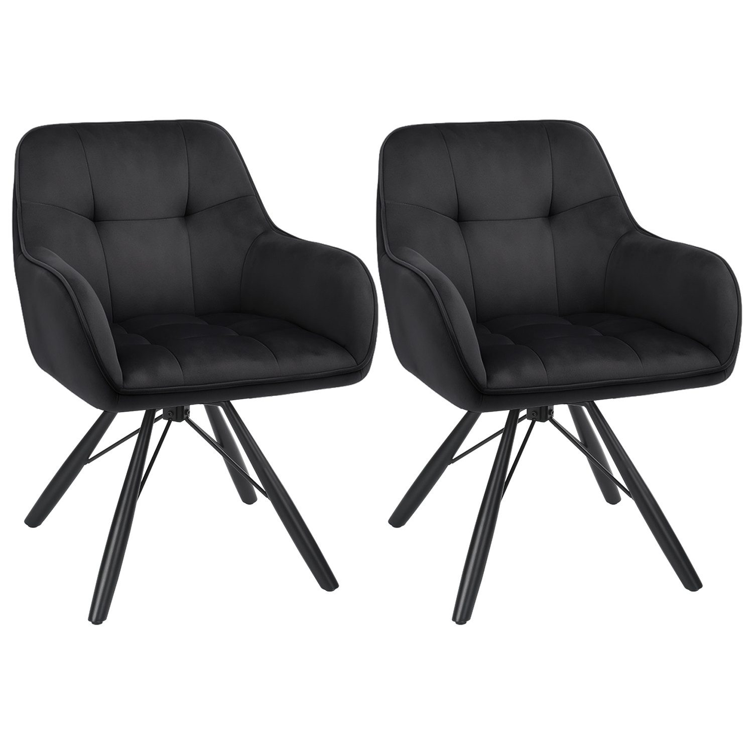 oyajia Polsterstuhl Esszimmerstühle drehbar mit Armlehnen (2 St), 360 Grad günstig online kaufen