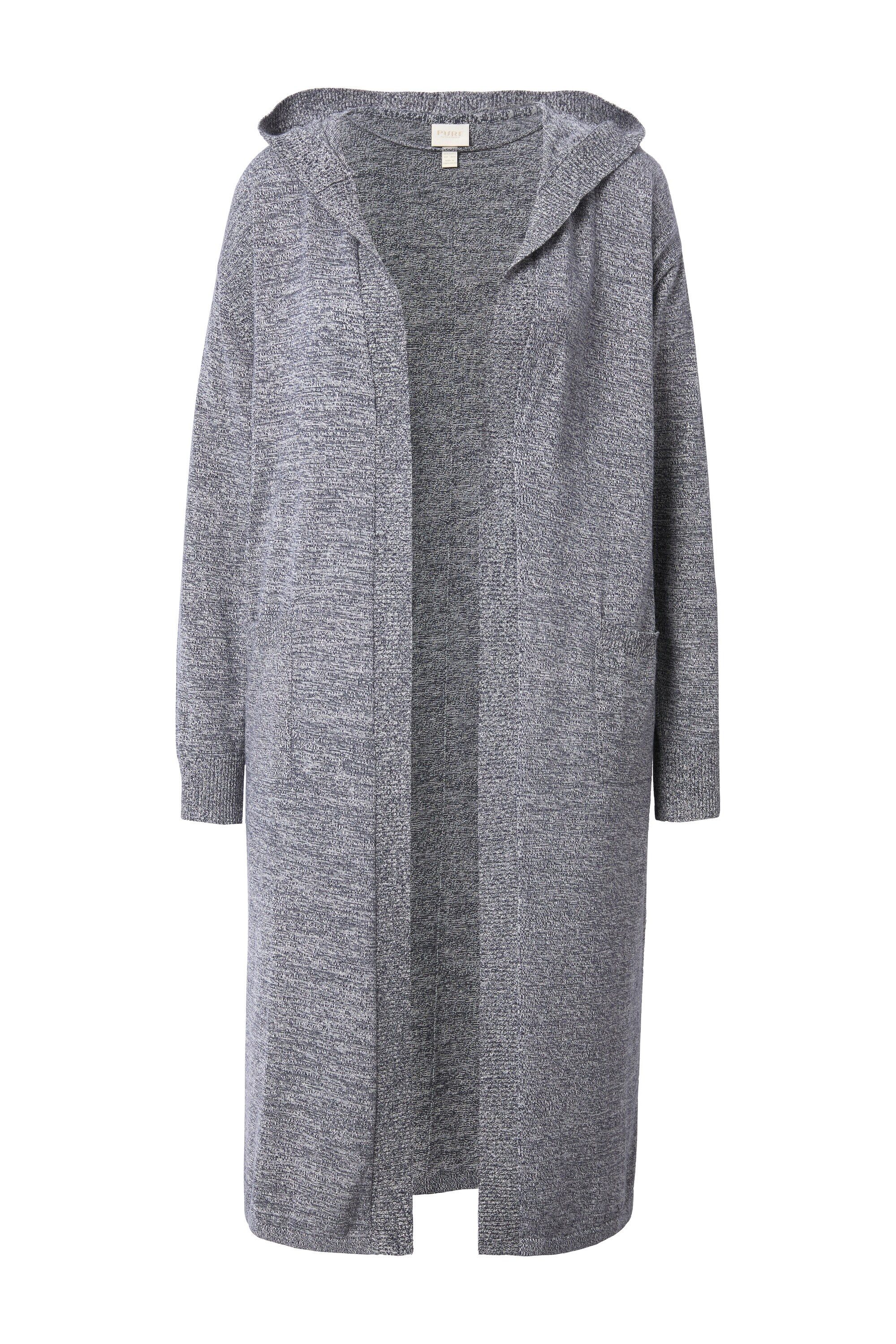 Ulla Popken Strickjacke Long-Strickjacke Kapuze Taschen günstig online kaufen