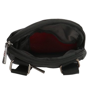 HTI-Living Schultertasche Schultertasche mit Logo Patch Schwarz (1-tlg), Umhängetasche Handtasche