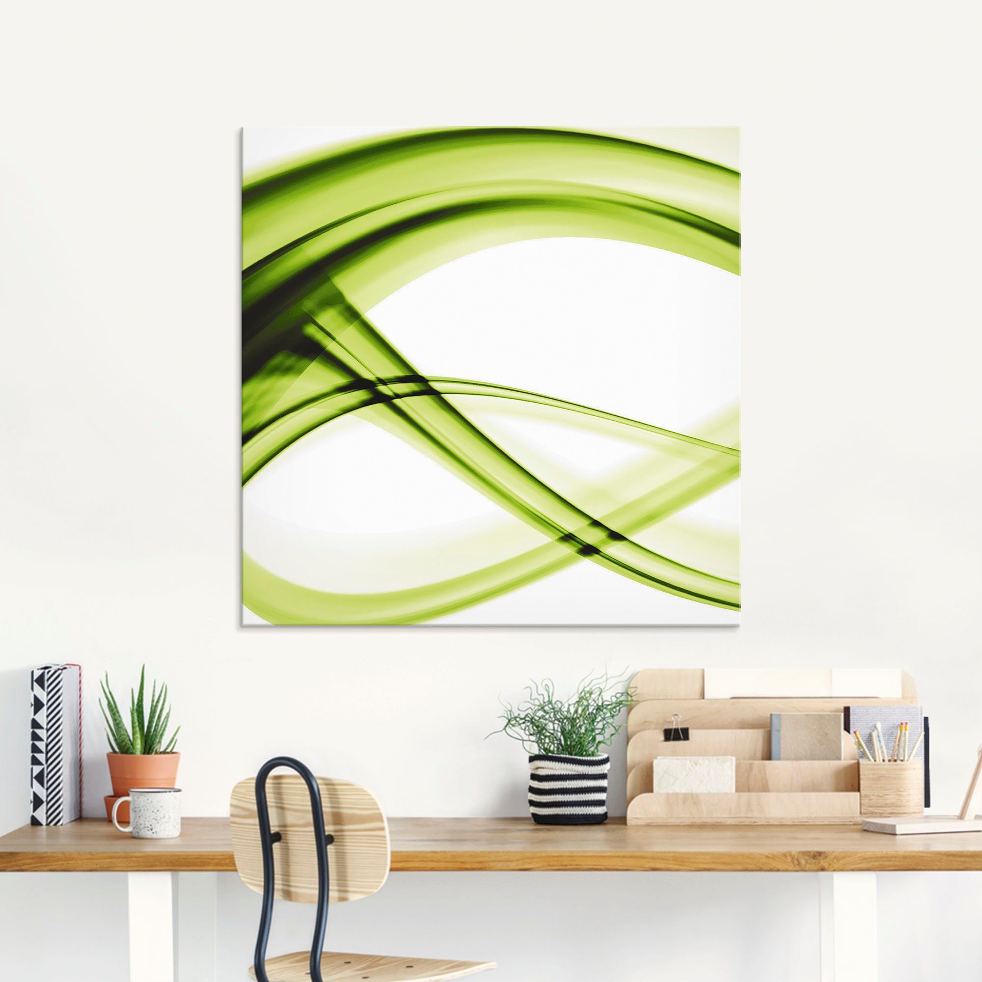 Artland Glasbild Abstrakte Komposition, Gegenstandslos (3 günstig online kaufen
