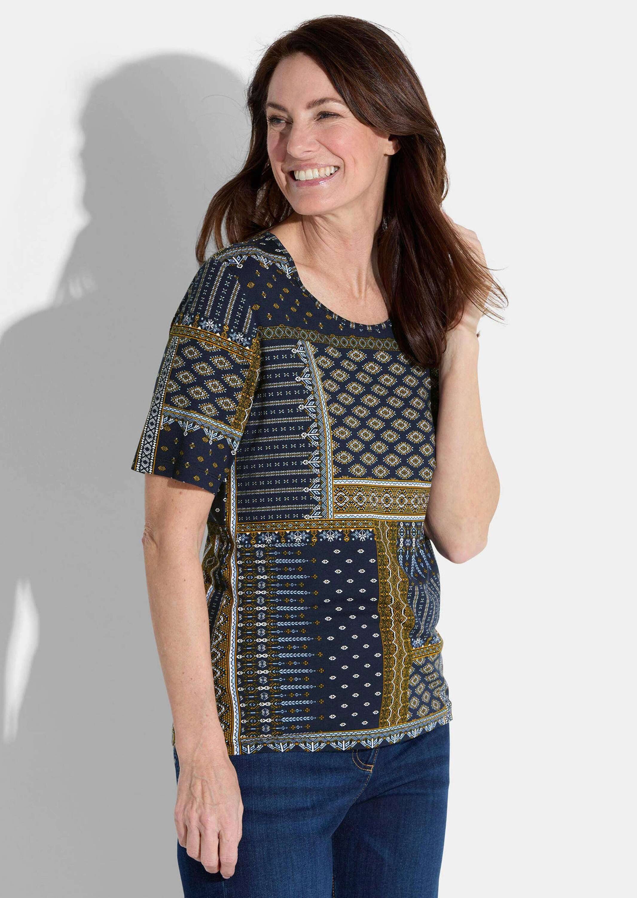 GOLDNER Print-Shirt Shirt günstig online kaufen