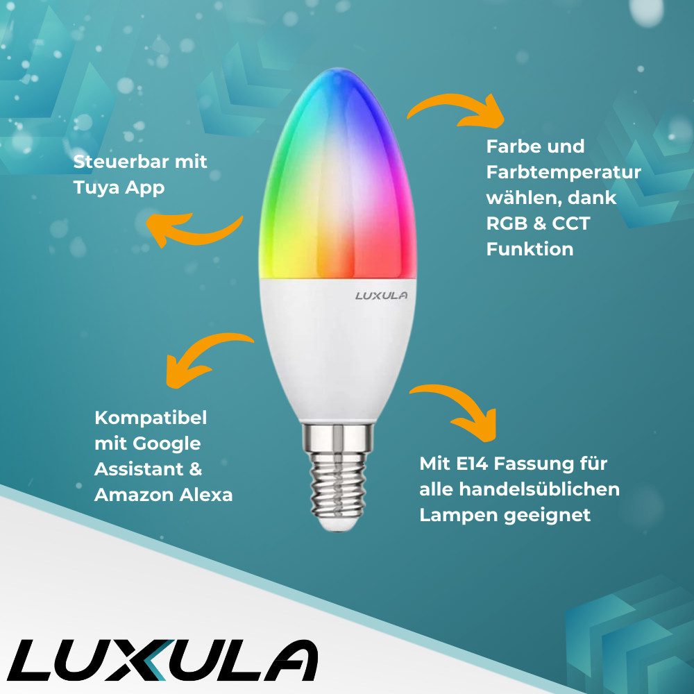 LUXULA LED-Leuchtmittel LUXULA LED-Leuchtmittel E14