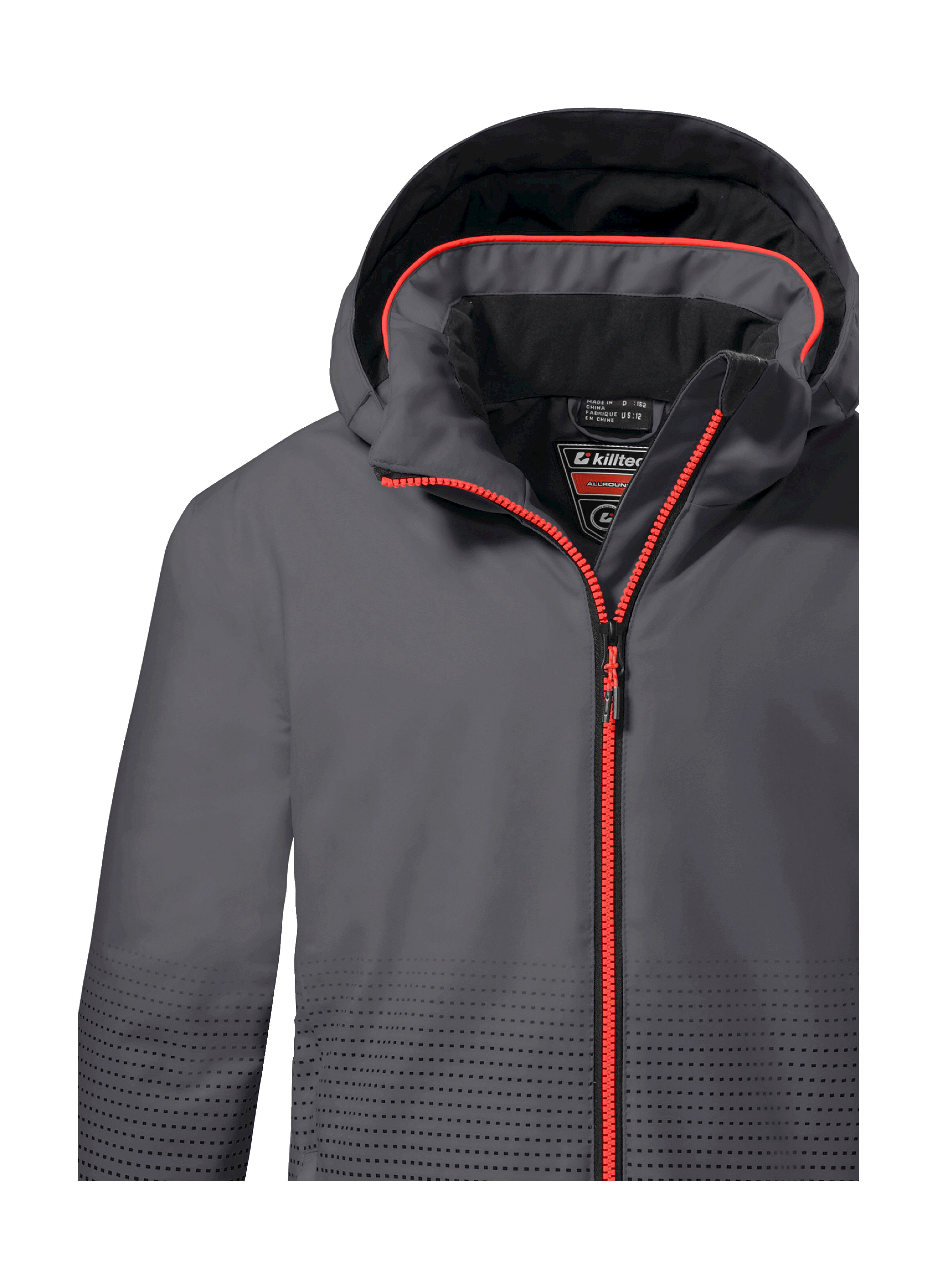 Killtec Skijacke KSW 162 BYS SKI JCKT Wasser- und winddichte Funktionsjacke mit Schneefang und Pixel Print