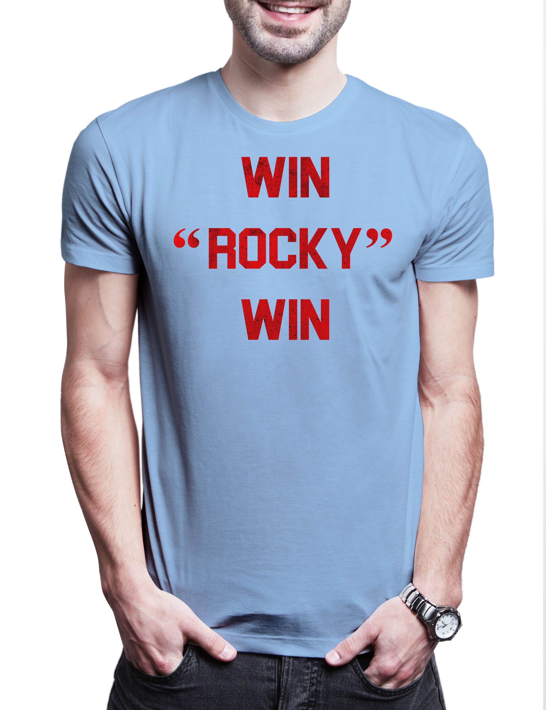 Print-Shirt Win Rock Win Herren T-Shirt Tommy Gym Rocky Haven Adrian Boxer Balboa