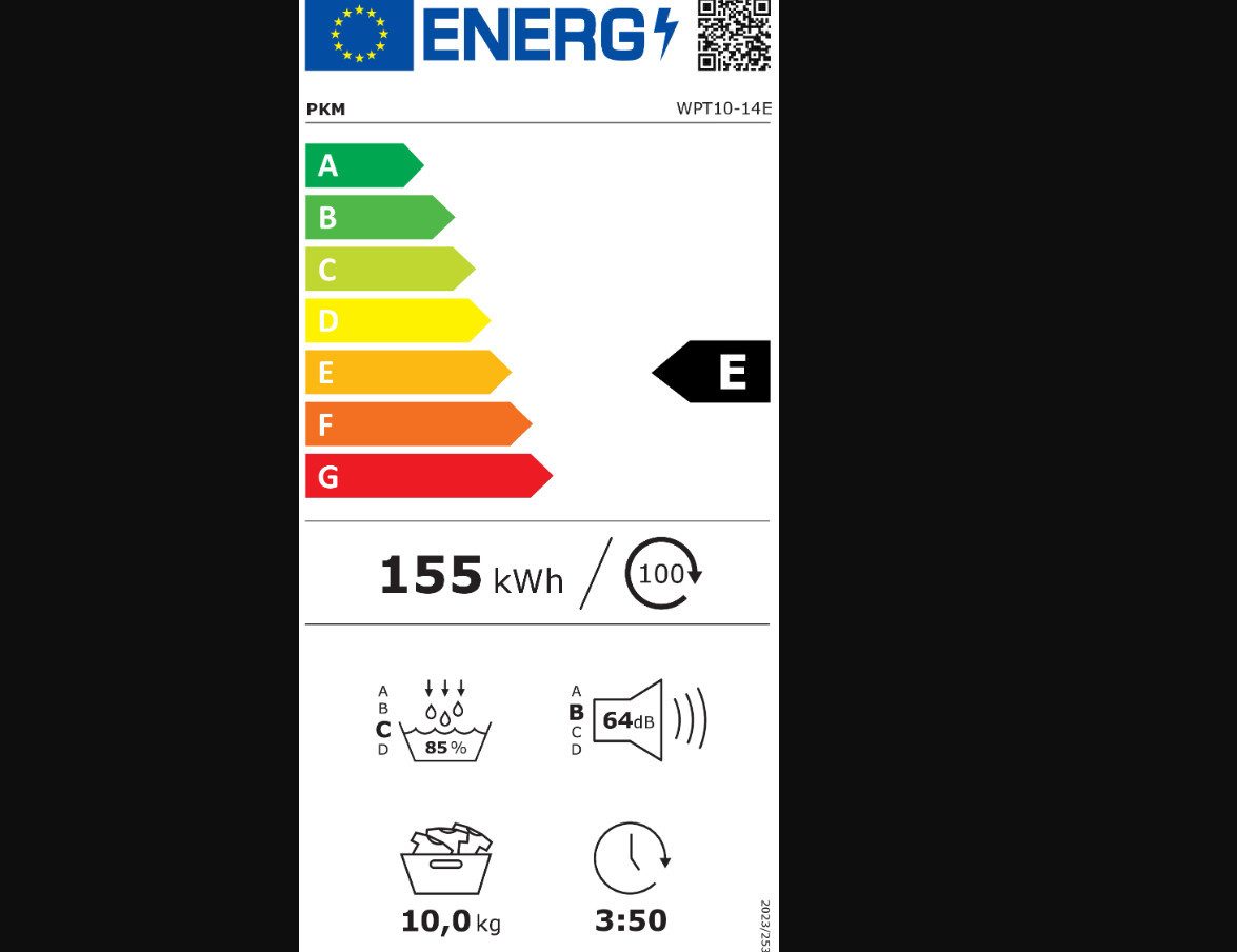 Energieeffizienzklasse: 