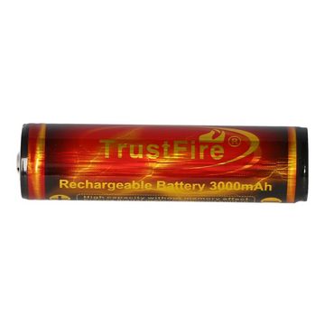 Trustfire Trustfire 18650 3000mAh 3,7 Volt geschützter Li-Ion-Akku Abmessungen Akku 3000 mAh (3,6 V)