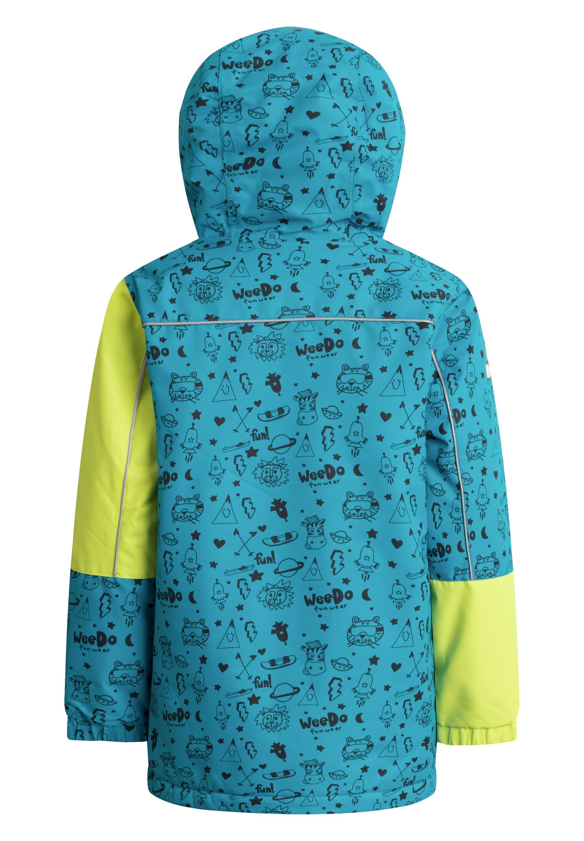 WeeDo Winterjacke COSMO UNIVERSE Atmungsaktiv, wasserdicht, helmkompatible Kapuze