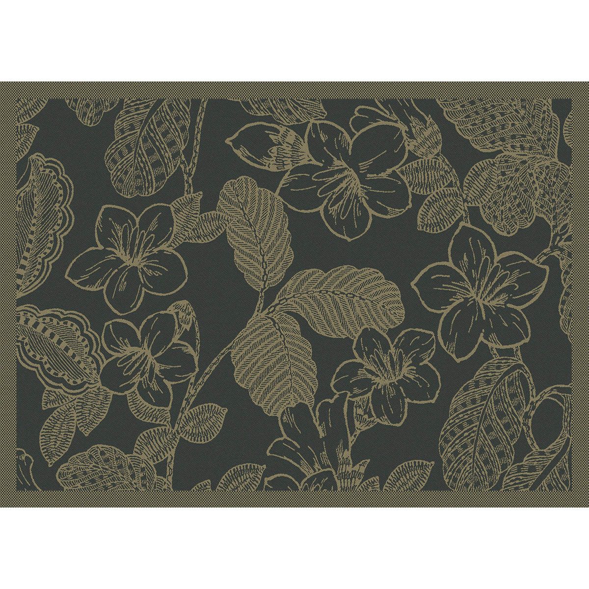 Le Jacquard Francais Platzset Beschichtete Tischsets (2x Set) Sulawesi Fleurs Canopee 36x50 cm, (Set, 2-St), beschichtet