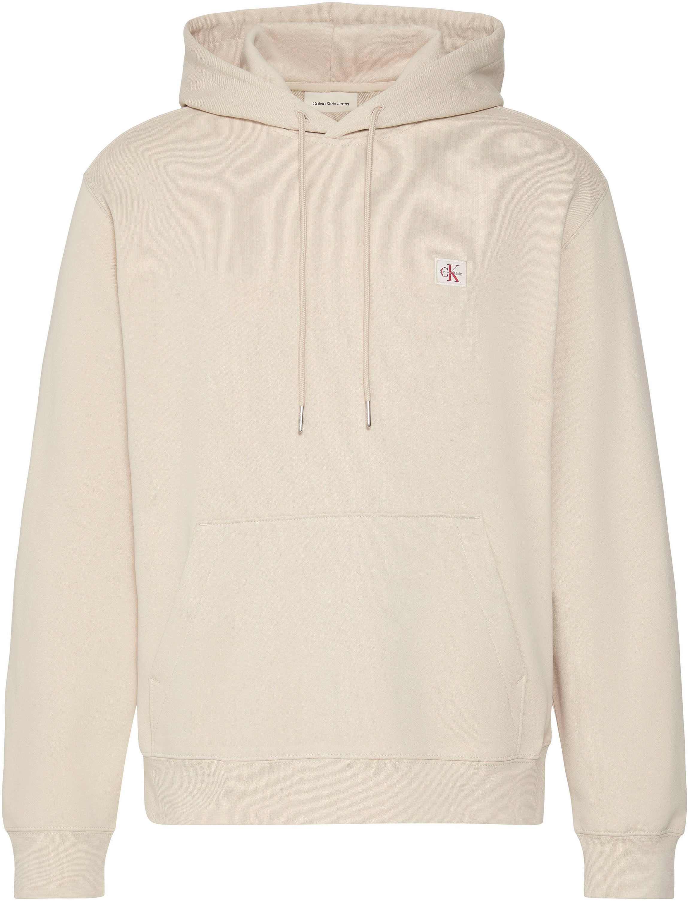 Calvin Klein Jeans Kapuzensweatshirt 400GSM TERRY BADGE HOODIE Mit Rundhalsausschnitt