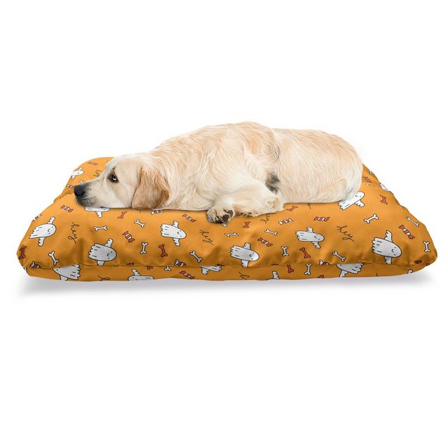 Abakuhaus Hundematratze „beissfestes Kissen für Hunde und Katzen mit abnehmbaren Bezug“, Geist Süßigkeiten Knochen Hey und Boos