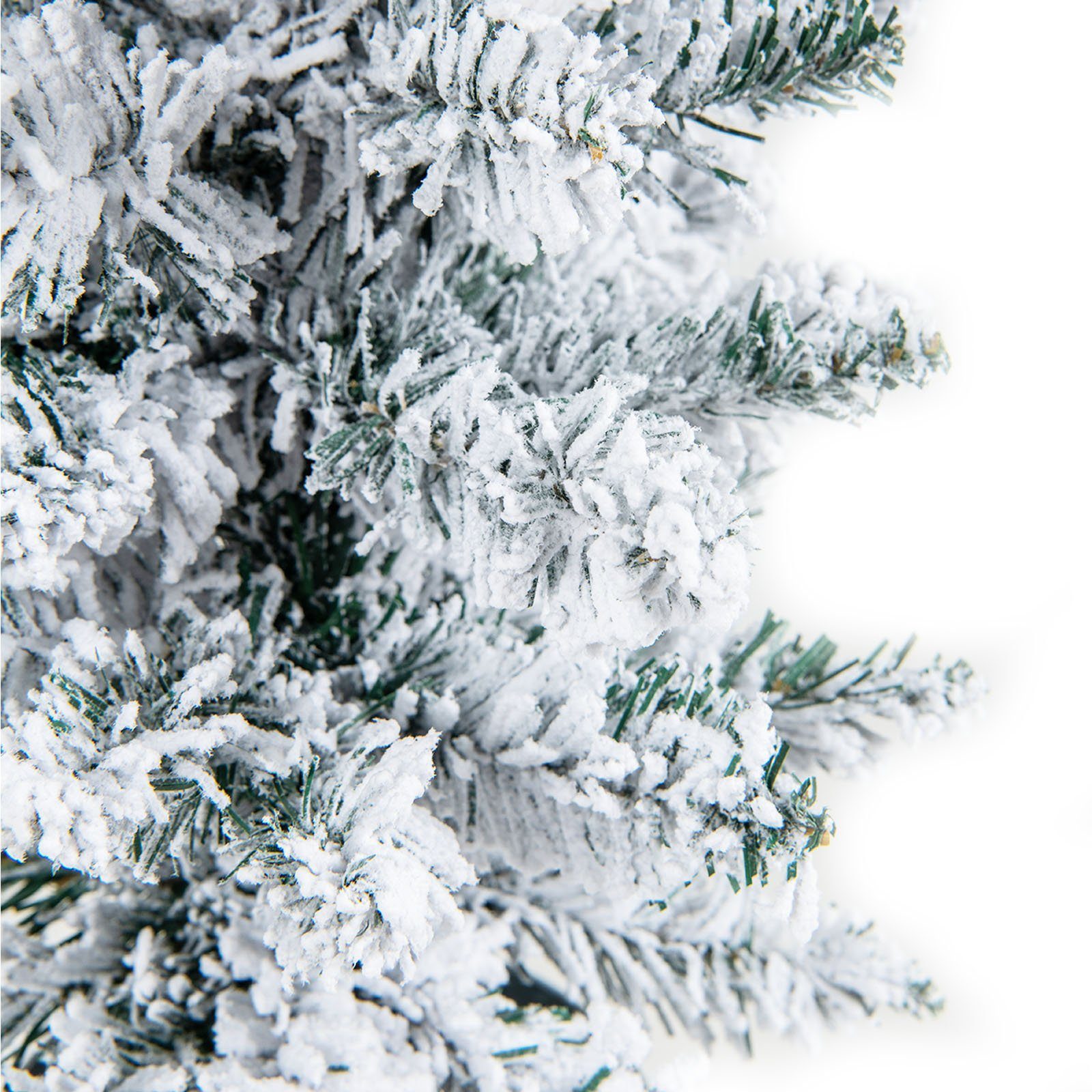 Weihnachtsbaum, Bleistift COSTWAY Weiß 90+120+150cm Silber, Künstlicher Tannenbaum 3er Grün,