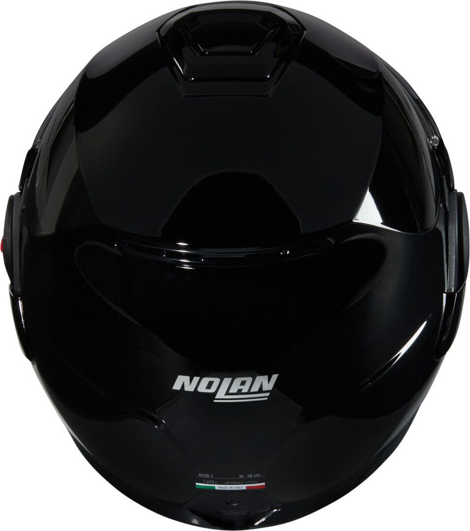 NOLAN Motorradhelm N120-1 Classico N-Com Klapphelm, vorbereitet für Kommunikationssystem,integriertes Sonnenvisier