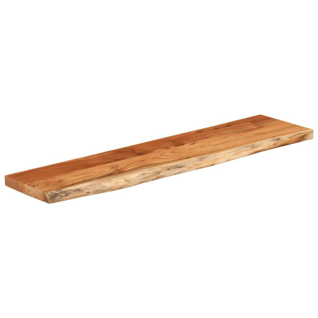 vidaXL Wandregal 120 x 30 x 25 cm Wandregal 120x30x2,5 cm Rechteckig Massivholz Akazie
