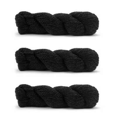 Pascuali 3 x 100 g Pascuali Alpaca Los Andes 100% Alpakawolle (Babyalpaka) Wolle zum Stricken und Häkeln Häkelwolle