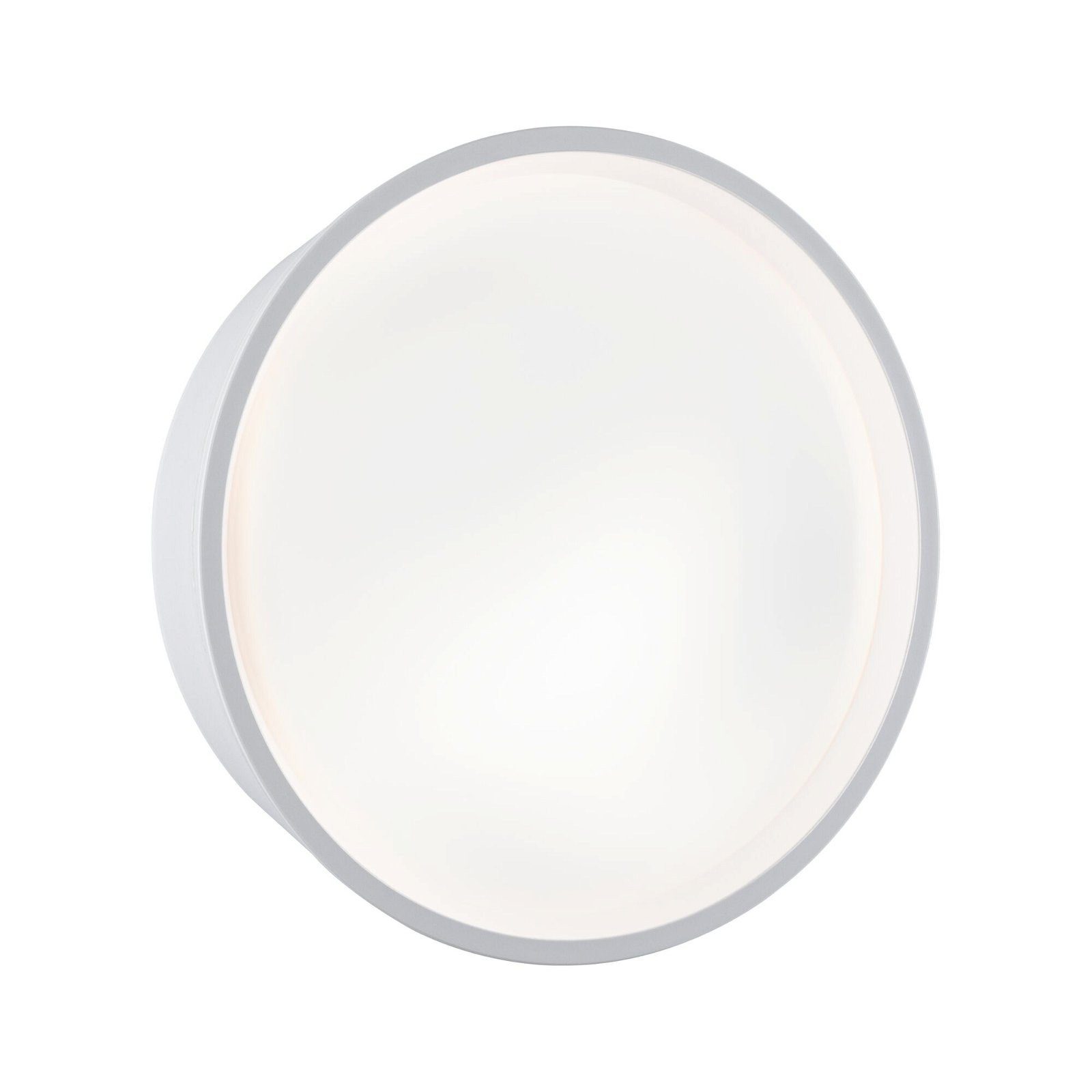 Paulmann LED Außen-Wandleuchte Platomo IP44 rund 180mm 3000K 14,5W 1200lm 230V Kunststoff, LED fest integriert, Warmweiß, seewasserresistent