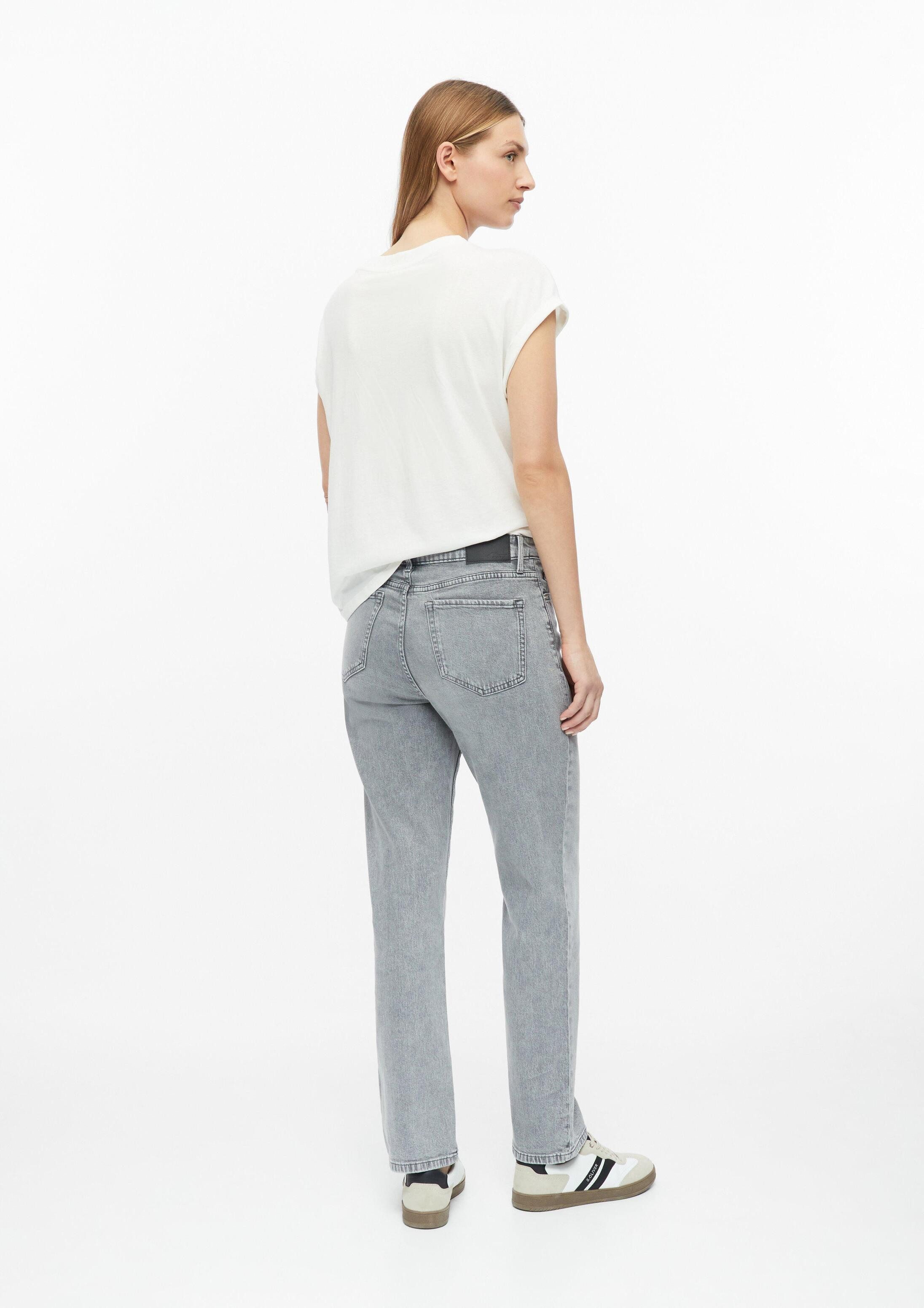 s.Oliver Regular-fit-Jeans Jeans-Hose KAROLIN Jeans Karolin / Mid Rise / Straight Fit