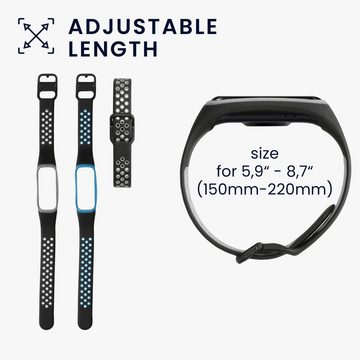 kwmobile Uhrenarmband 2x Sportarmband für Samsung Galaxy Fit 2, Armband TPU Silikon Set Fitnesstracker