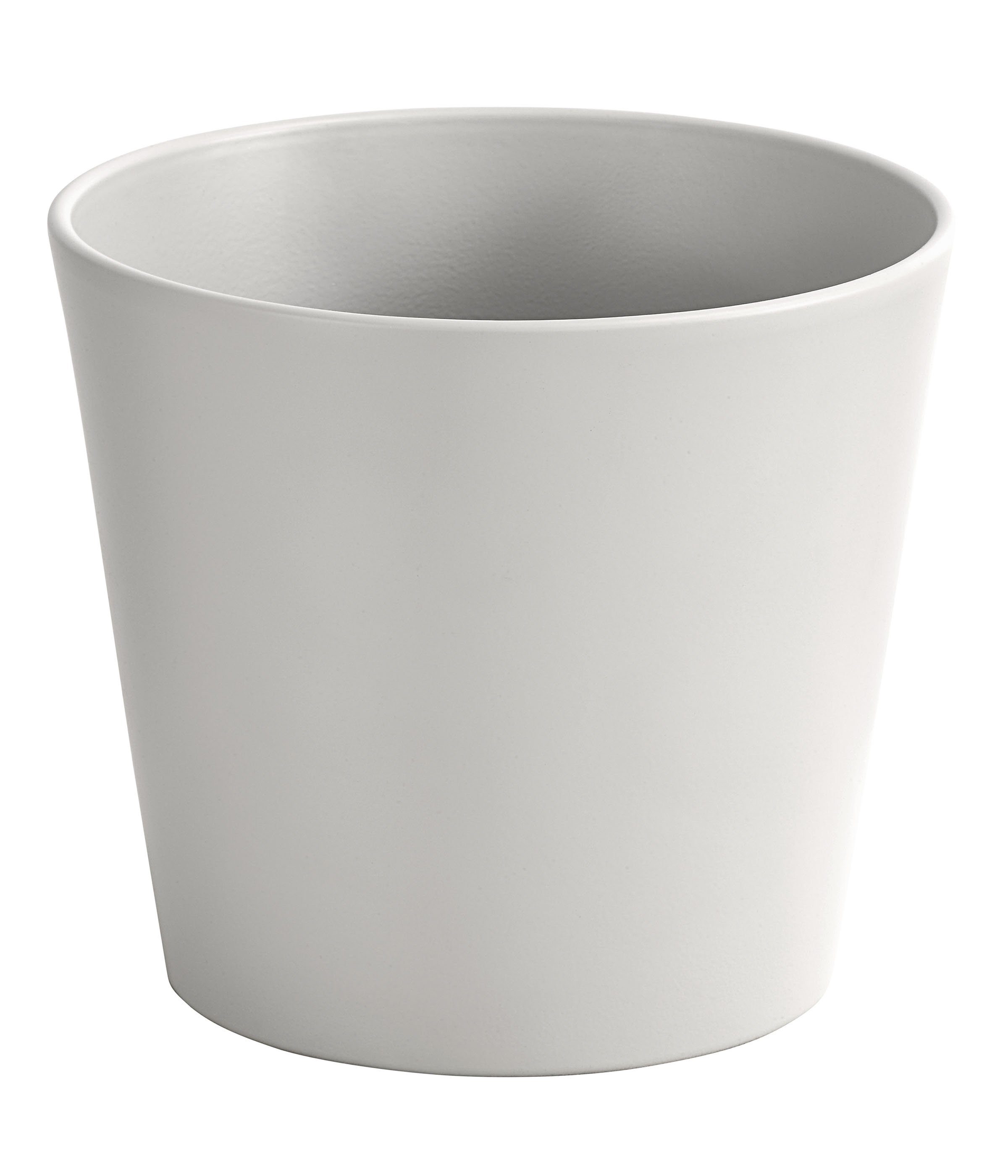 Dehner Übertopf Basic Blumentopf, rund, Keramik, glasiert, klassisch schöner Übertopf in verschiedenen Farben und Formen