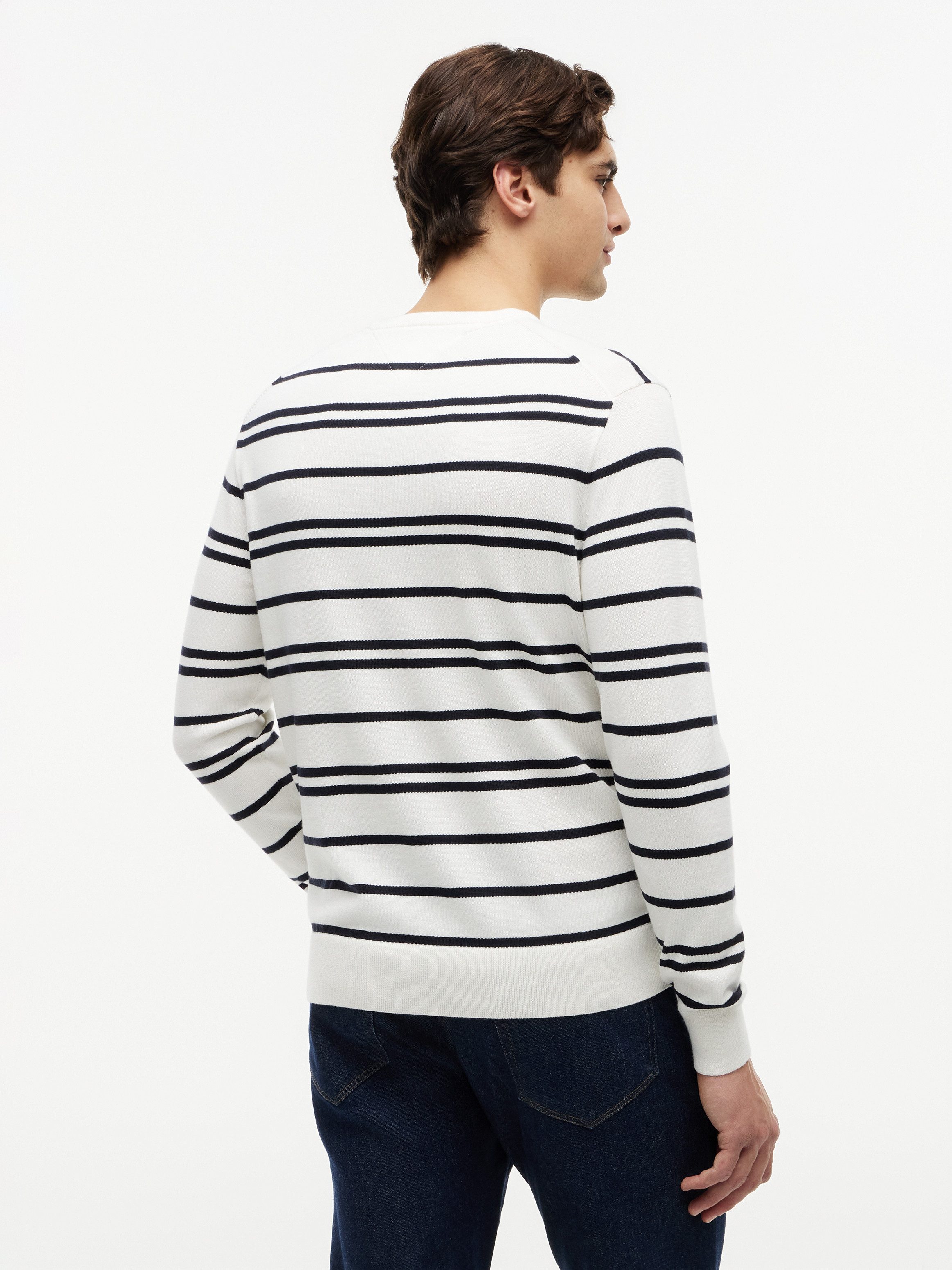 Tommy Hilfiger Rundhalspullover ESSENTIAL COTTON Crewneck Regular Fit Premium Mode
