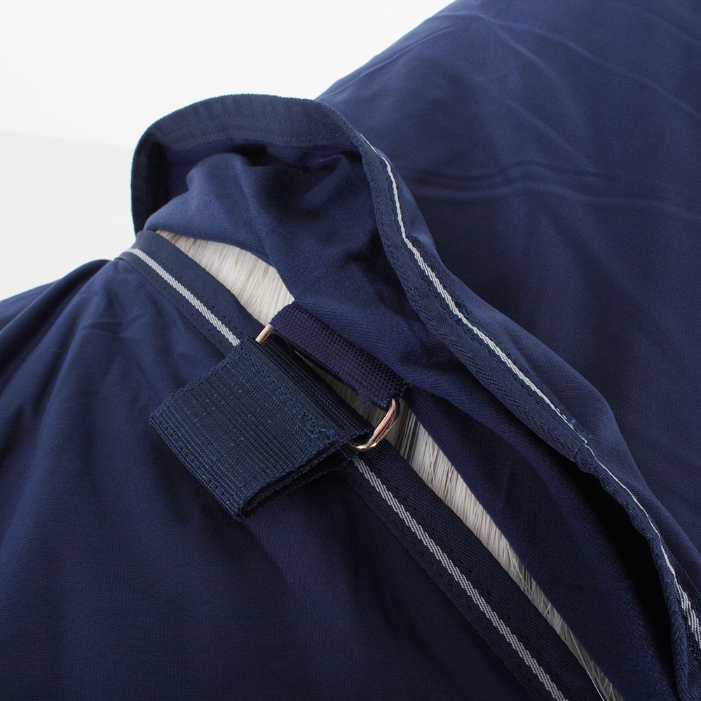 Bucas Pferde-Abschwitzdecke Bucas Power Cooler & Neck - Navy/Silver