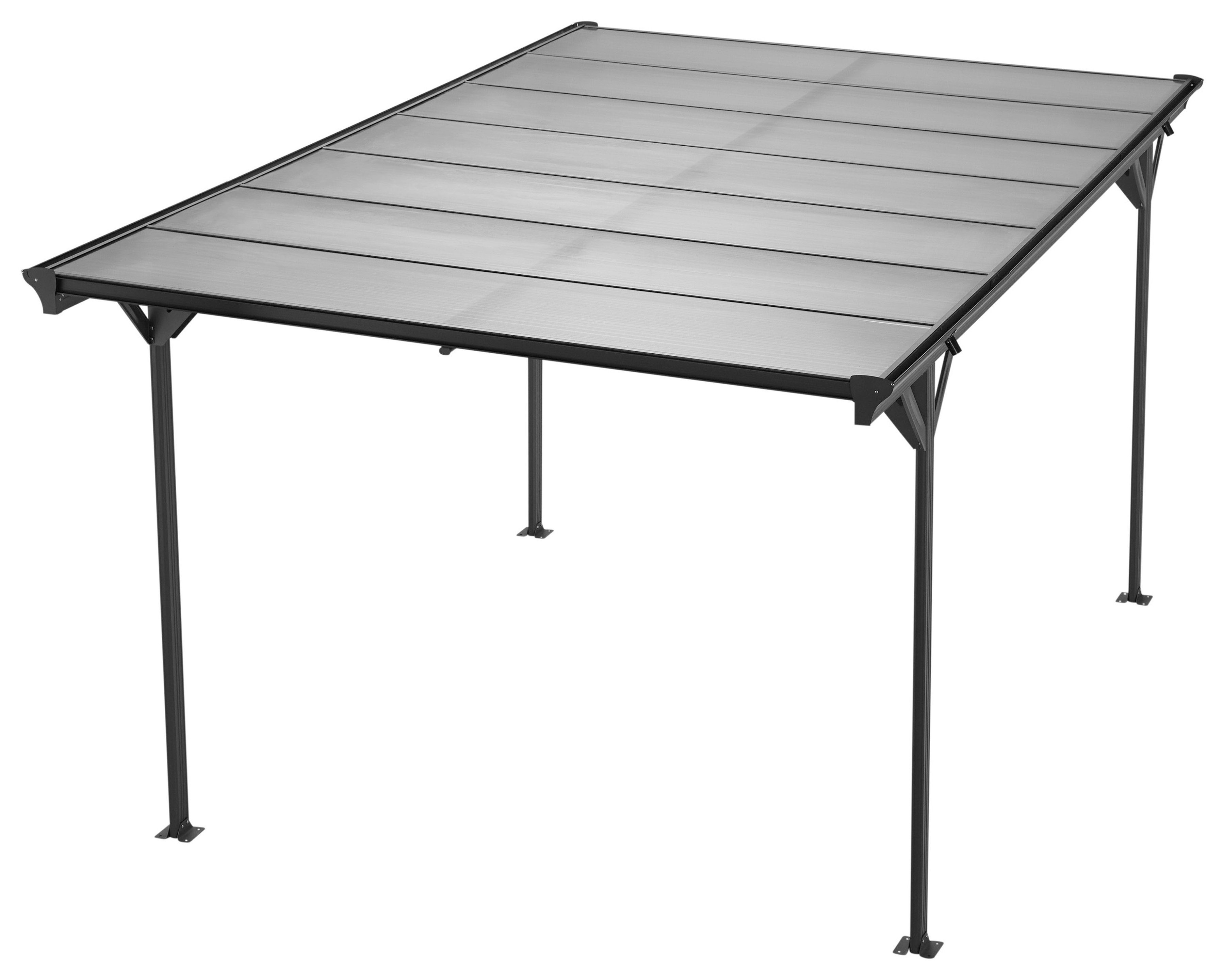 KONIFERA Einzelcarport Charly, Einfahrtshöhe 207 cm cm, BxT: 305x503