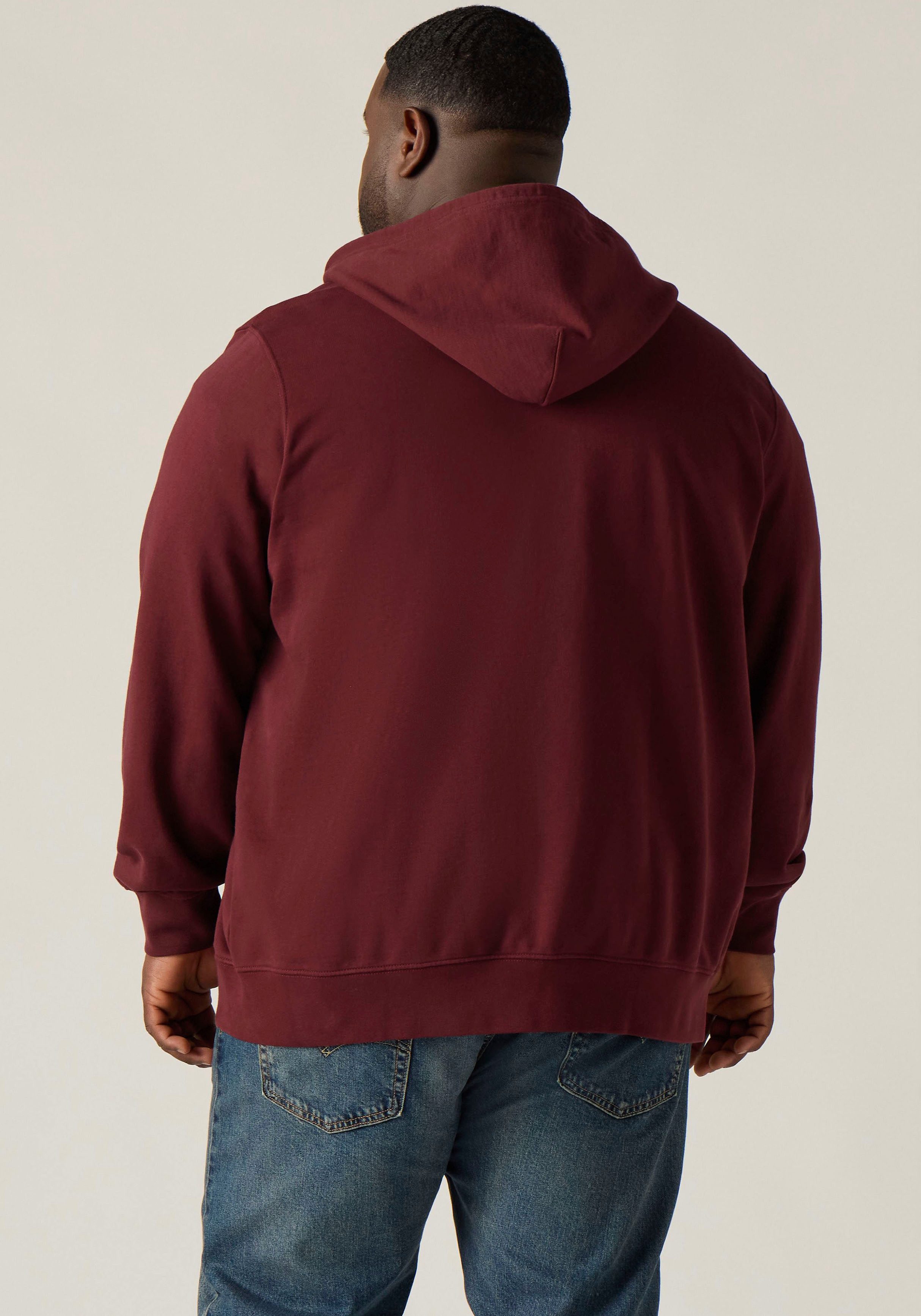 Levi's® Plus Kapuzensweatshirt mit dezentem Levi's® Batwing Logo