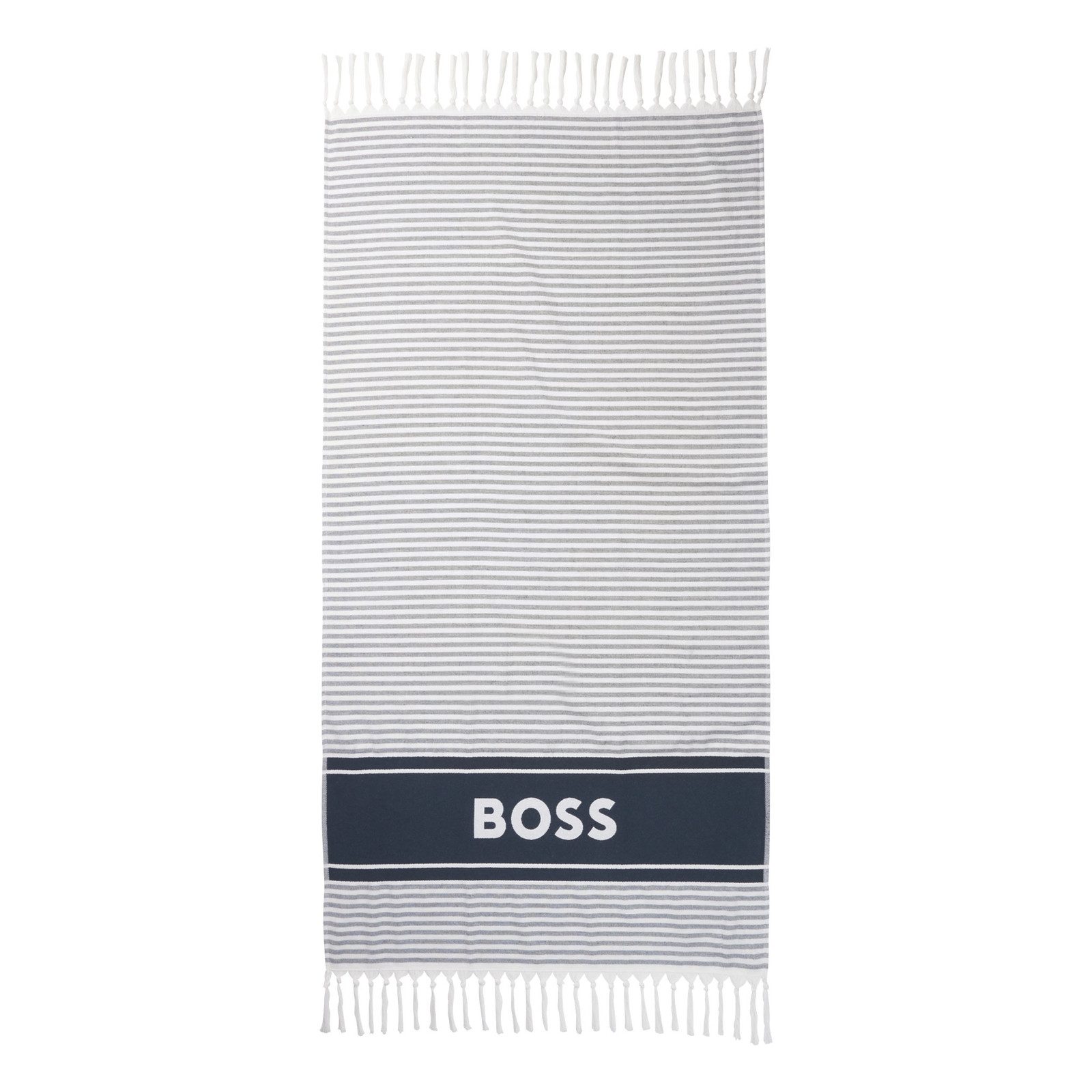 BOSS Badetuch Riviera Towel, Frottee, mit großem Boss Logo