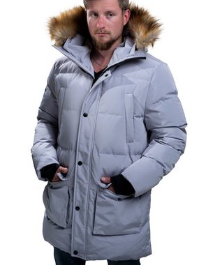 Poolman Parka Parka mit Kapuze und abnehmbaren Kunstfellkragen P2304.770 mit Kapuze, abnehmbarer Kunstfellkragen, smart pocket, strapping system