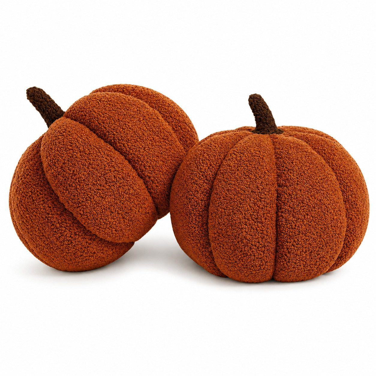 JASLIFE Dekofigur Kürbis2er-Set (2 St), Teddyplüsch-Optik, ideal als herbst deko im Vergleich