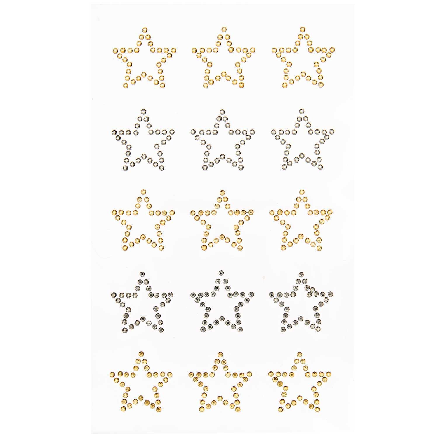 Rico Design Sticker Strass-Sticker, (15-tlg)