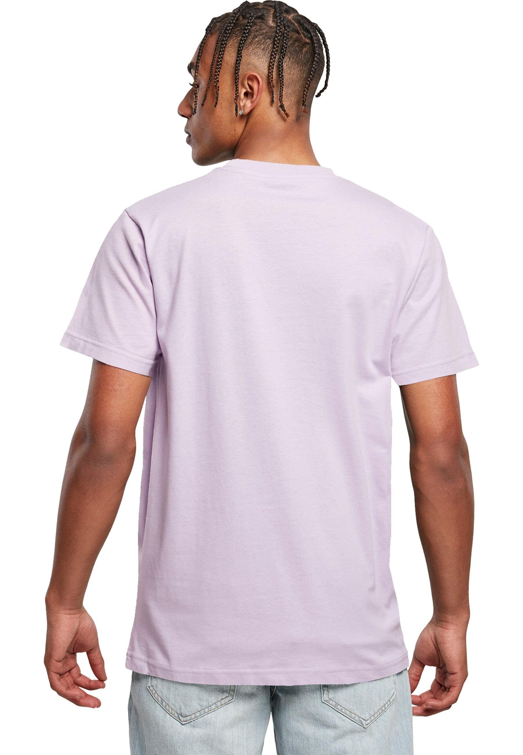 Merchcode T-Shirt Herren Peanuts - T-Shirt Round lilac relax (1-tlg) Snoopy Neck