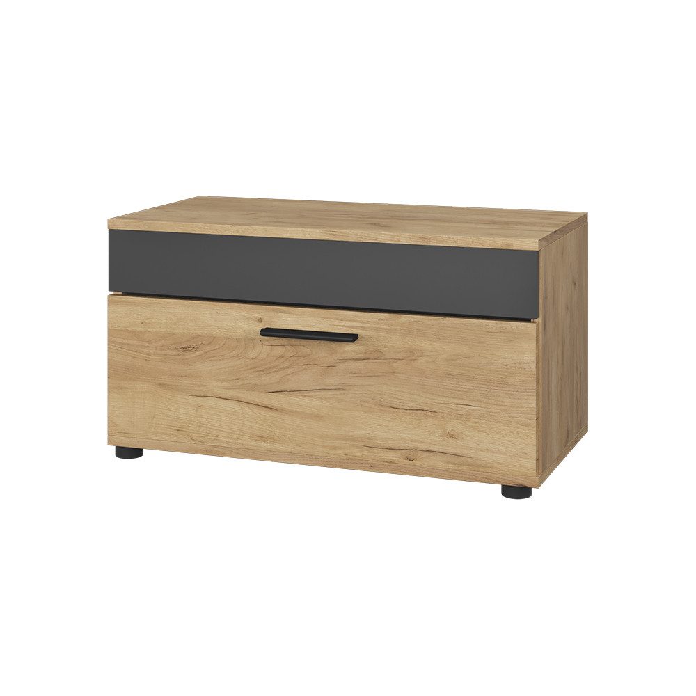 Vicco Bücherregal Berno, Goldkraft Eiche/Anthrazit, 70.8 günstig online kaufen