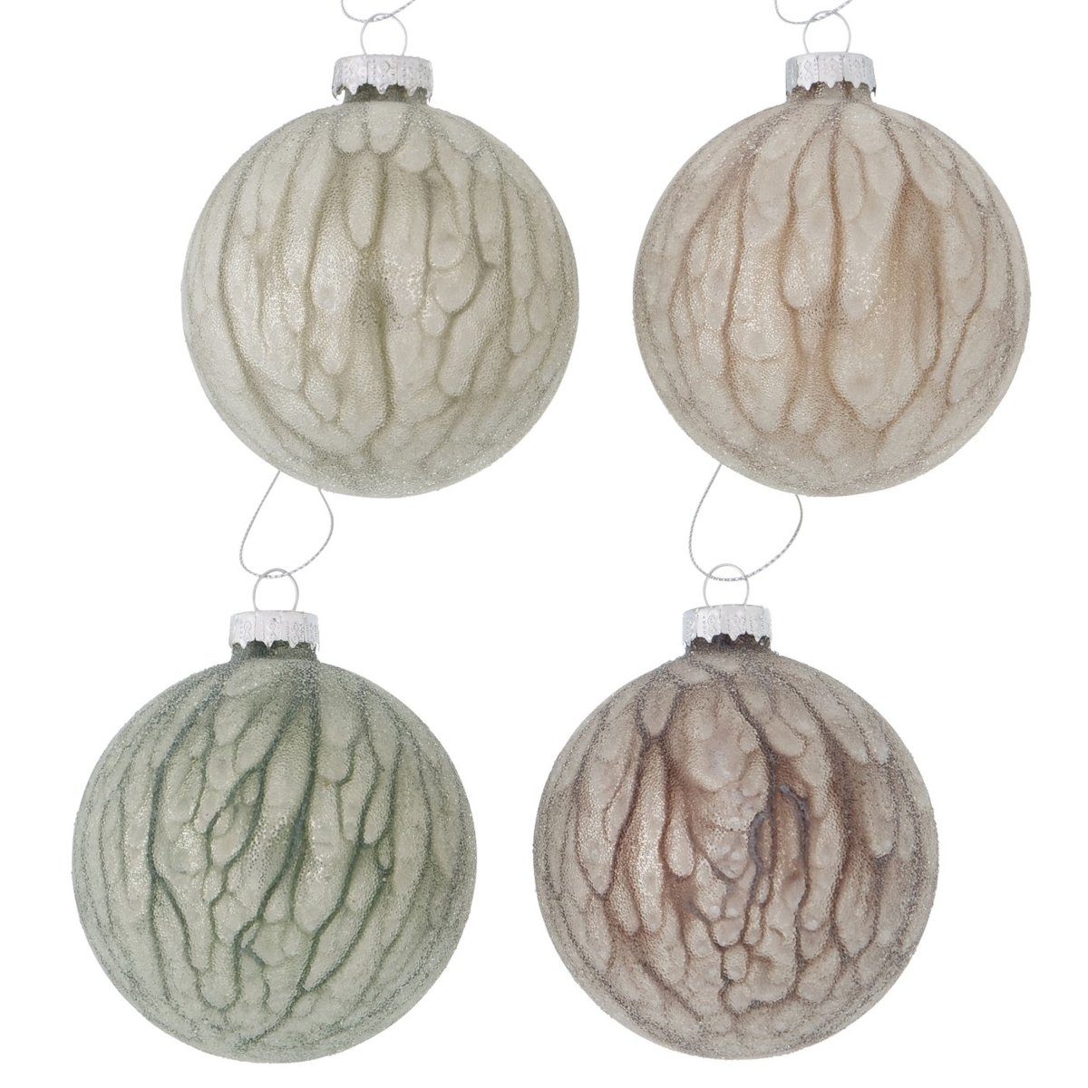 BOLTZE Weihnachtsbaumkugel Batic Weihnachtskugel sortiert 8 cm (1 Stück)