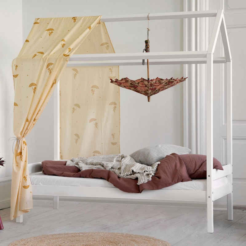 Hoppekids Kinderbett ECO Dream, Hausbett mit Dach wahlweise mit Rausfallschutz