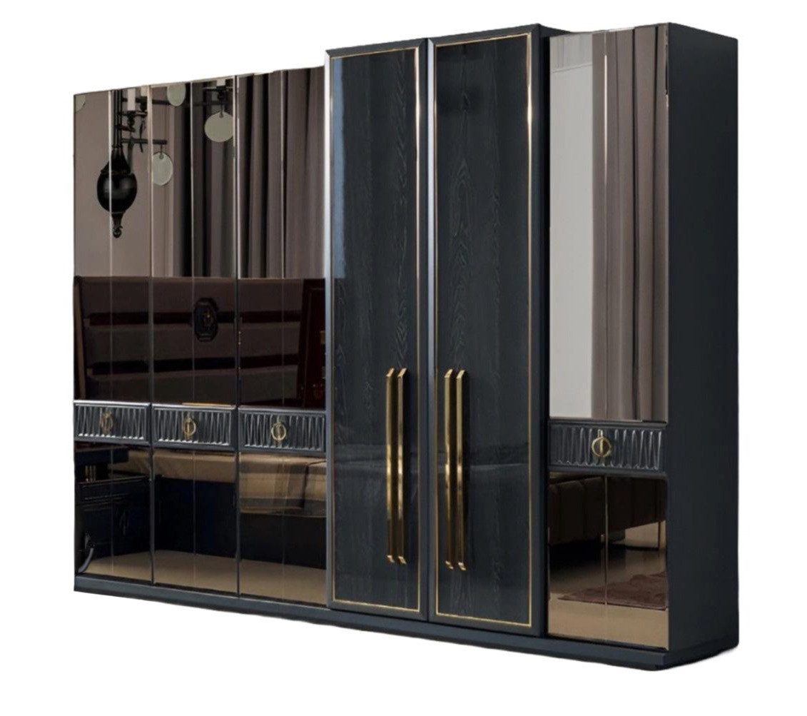 Kleiderschrank Luxuriöser moderner Holzschrank für Designer-Schlafzimmermöbel