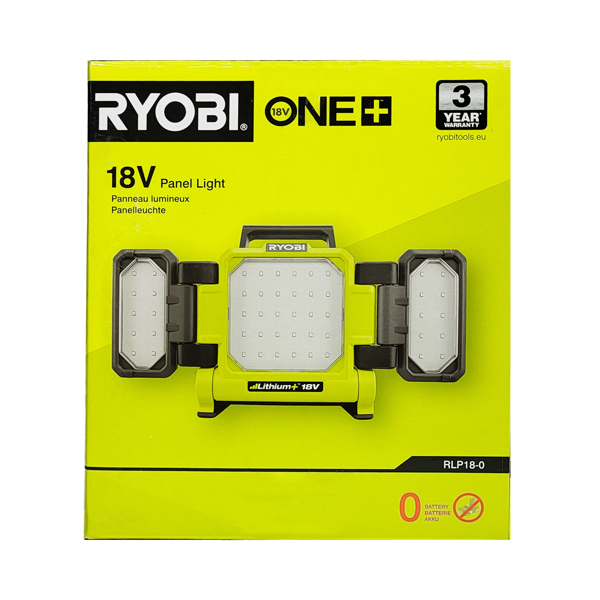Ryobi Montage-Kit Ryobi RLP18-0 LED-Panel-Arbeitsleuchte 18 V ONE+ (ohne Akku), (1-tlg)